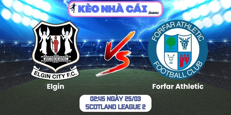 Elgin vs Forfar Athletic
