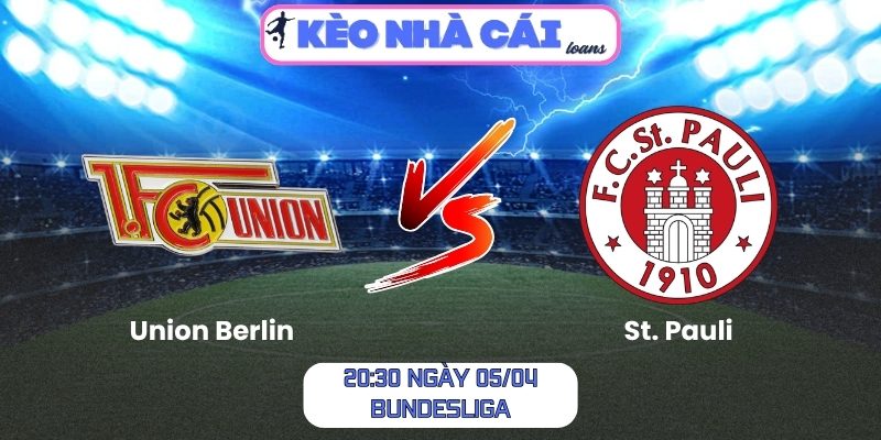 Soi kèo Union Berlin vs St. Pauli (20:30 ngày 05/04, Bundesliga) 1 Union Berlin vs St. Pauli
